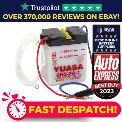 Yuasa 6N2-2A-1 Motorcycle Battery 6V • £22.08