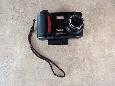 Vintage Nikon Coolpix 800 2.1mp Digital Camera Black Tested H2-2(1) • $27.93