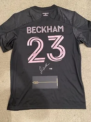 David Beckham Signed Autographed Miami CF Adidas Jersey Panini COA • £1312.57