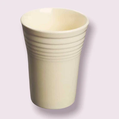 $34.99 • Buy Fiesta Ware Water Tumbler Glass In Ivory Vintage
