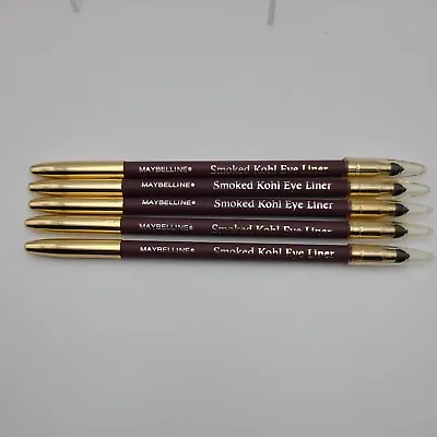 LOT OF 5 Maybelline Smoked Kohl Eye Liner BRANDIED RAISIN Full Size  • $12.99