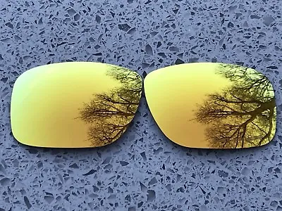 Etched Polarized Orange Mirrored Replacement Lenses For Oakley Holbrook • £12.99