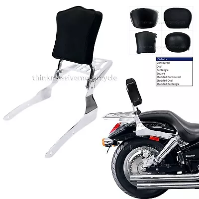 Honda VTX1300C VTX 1300 C VTX1800C VTX1800F Sissy Bar Backrest Pad Luggage Rack • $139