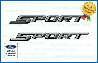 (2x) 2015 - 2024 Ford F150 SPORT Side Graphic Decal XLT Gray Sticker FH1B1 • $23.96