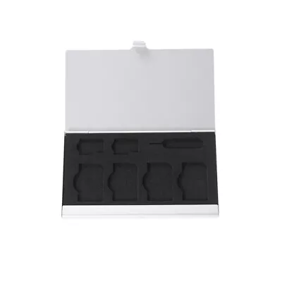  SIM Storage Holder Case With 7 Slots For SIM And Micro SIM Pin Holder Travel • $5.31
