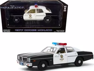 1977 Dodge Monaco Metropolitan Police Black And White The Terminator Movie 1/24 • $45.95