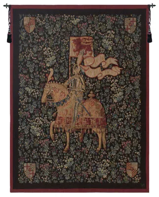 Le Chevalier French Tapestry Wall Art Hanging For Home Decor (New) - 38x28 Inch • $280