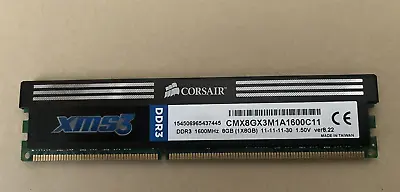 Corsair XMS3 Gaming Ram 8 GB PC3 DDR3 SDRAM 1600 MHz • £15.13