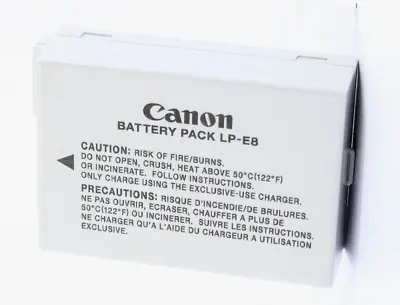 Canon LP-E8 Battery For Canon EOS 550D 600D 650D And 700D • £21