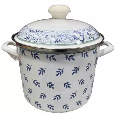 Villeroy Boch Switch 3 Large Stock Pot Floral Bird Design • $59.87