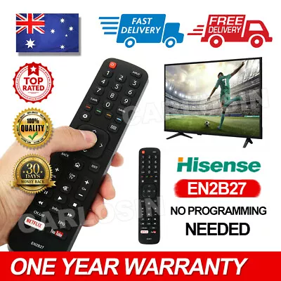 For HISENSE TV Remote Control ORIGINAL EN2B27 OEM EN-2B27 RC3394402/01 3139 238 • $6.95