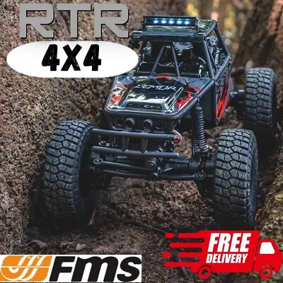 FMS FCX24 Lemur RTR Micro Rock Crawler 4x4 Truck Bouncer Mini RC Car Racer Red • $159.99