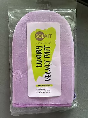 Solait By Superdrug - Dual Sided Luxury Soft Velvet Self Tan Mitt (A2) • £3.99