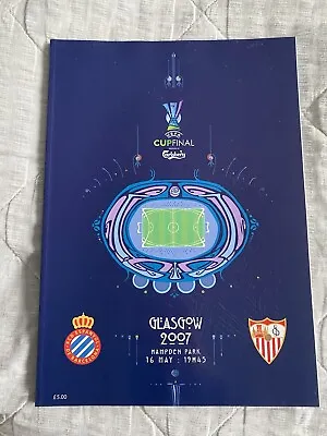 2007 UEFA Cup Final Programme - Espanyol V Seville  • £2