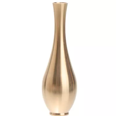 Sleek Tall Copper Vase - Artificial Flower Centerpiece • £8.25