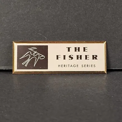 $19.99 • Buy Vintage Fisher Heritage Series Speaker Grill Name Badge