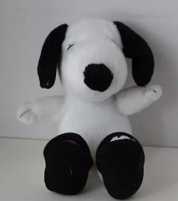 Vintage 6 Inch Snoopy Plush With Black Slippers From The Marketing Store • $10