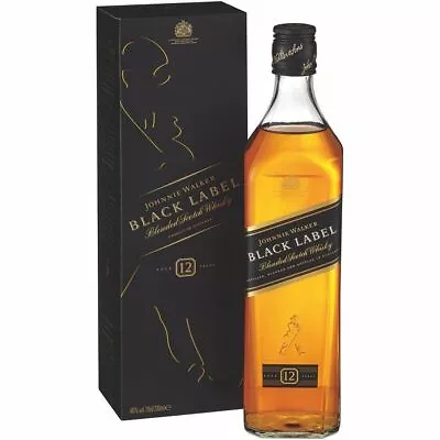 Johnnie Walker Black Label Scotch Whisky 700mL Bottle • $70.34