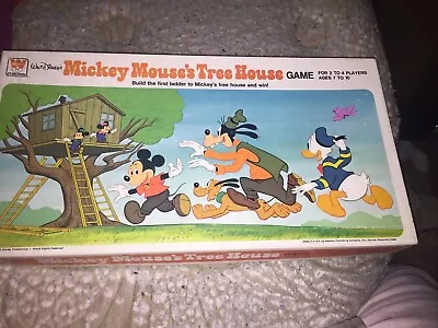 Vintage Mickey Mouse's Tree House Board Game Walt Disney 1976 Complete • $14.99