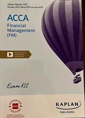 ACCA Financial Management Exam Kit • £15