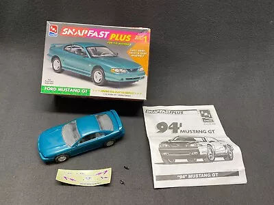 AMT 1994 Ford Mustang GT Snapfast Plus Built Model Kit 6784 5.0 5 Speed SN95 • $17.99