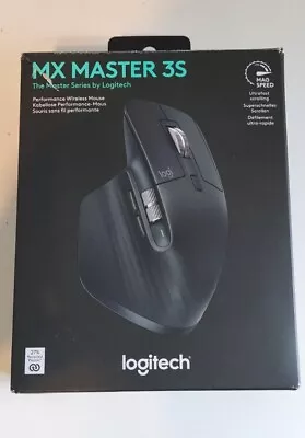 Logitech MX Master 3S Wireless Mouse With Ultra-fast Scrolling - Graphite • £63.99