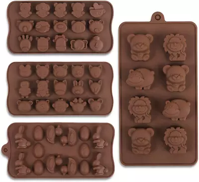 Diverse Animal Silicone Chocolate Making Molds Food Grade Silicone For Chocolat • $16.71
