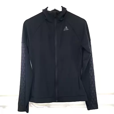 $45 • Buy Adidas Performance Track Jacket Women's Size S Black Full Zip Climalite RRP $110