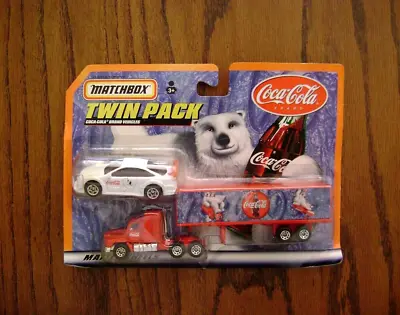 1999-Matchbox Coca-Cola Twin Pack (2-Toy Vehicles) Matchbox [NIP] • $14.95