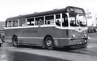 Bus Photo: LUF502 Southdown MS (1502). 1952 Leyland Royal Tiger/ East Lancs B40R • £1.65