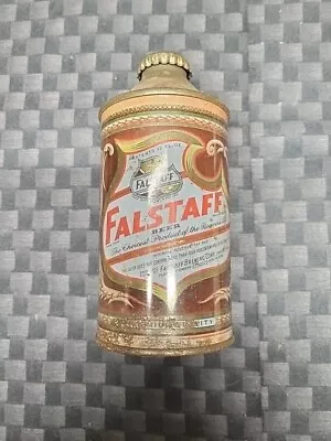 Falstaff Brewing Company Cone Top Beer Can. Empty W/ Cap. Vintage Collectible • $149.77