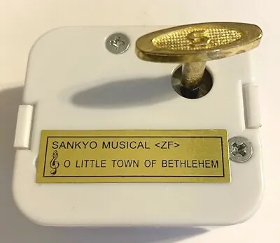 Sankyo Music Box Movements Mechanism Plays O Little Town Of Bethlehem For Crafts • $9.99