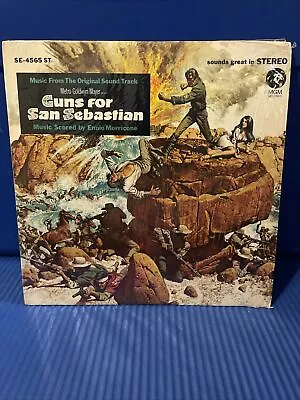 GUNS For SAN SEBASTIAN LP  Ennio Morricone Original Soundtrack VG+ Vinyl • $25