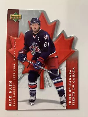 2007-08 Upper Deck McDonald's Pride Of Canada Rick Nash #PC2 • $2.13