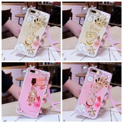 $15.82 • Buy For IPhone 12 11 Pro XS Max XR 7 8 6 Bling Diamond Rhinestone Ring Holder Case