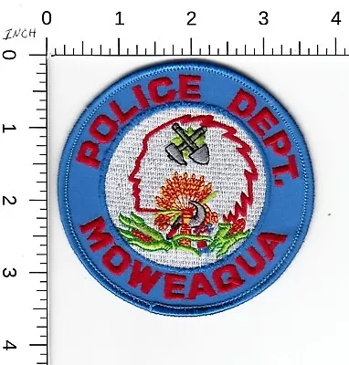 Moweaqua Shelby County Illinois Police Collectible Indian Patch • $7.99