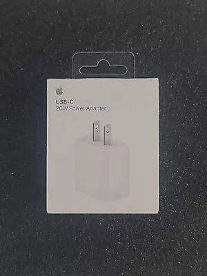 Genuine Apple USB-C Power Adapter 20 Watt  - White ((MHJA3AM/A) • $12