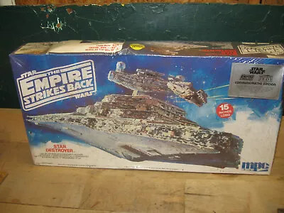 Vintage MPC ERTL Star Wars Empire Strikes Back Star Destroyer Model 8915 1989 • $60