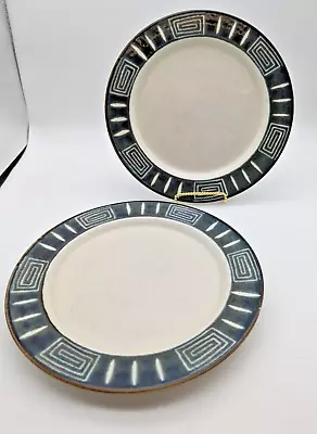 2 Pieces Of Mikasa Potters Craft Firesong HP300 Stoneware 10 1/2  Dinner Plates • $39.98