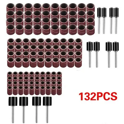 £7.67 • Buy 132pcs Sand Circle Rotary Drill Set Bit Polished For Dremel Grinding Accessories