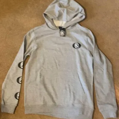 NWT Light Gray Volcom Pullover Hoodie Boys XL Sweatshirt • $12