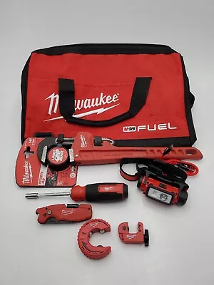 Lot Of Milwaukee Hand Tools Including Pipe Wrench+Light+Tube Cutters+More • $79.99