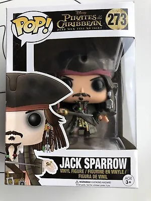 FUNKO POP! Captain Jack Sparrow #273 Pirates Of The Caribbean Vaulted Rare • £201.46
