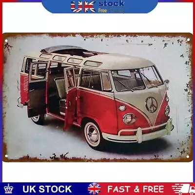 Vintage Car Metal Tin Signs Plaque Iron Plates Wall Art Poster For Bar 20x30cm • £6.29