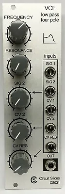 Circuit Slices Eurorack  Low Pass VCF (4 Pole) -- BRAND NEW • $69