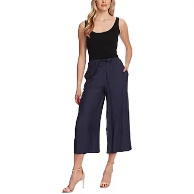 Vince Camuto Womens Mosaic Seas Cropped High Rise Wide Leg Pants BHFO 4704 • $17.99