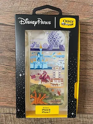 NEW Disney Parks Disney World 4 Parks IPhone 7 & 8 Otter Box Phone Case Symmetry • $19.99