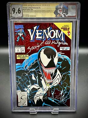 Venom: Lethal Protector 1 Cgc 9.6 6xss Signed By Creative Team Sketched Rare!! • $600