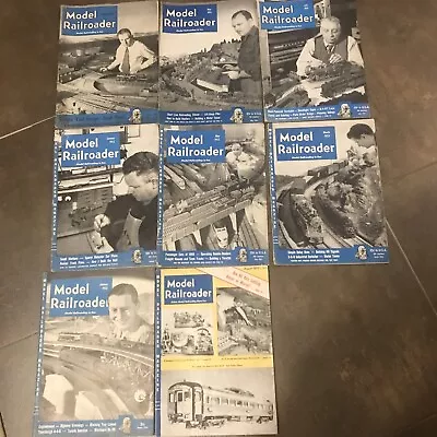 The Model Railroader Magazine Lot 0f8 Vintage Issues 1950-1953 • $12