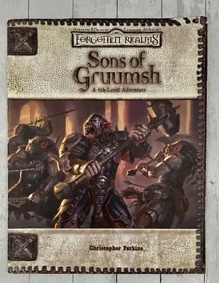 Sons Of Gruumsh 4th Level Adventure Forgotten Realms Dungeons & Dragons D&D • $29.94